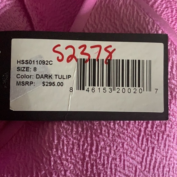 Halston Heritage Dark Tulip Silk Blouse - Picture 11 of 13